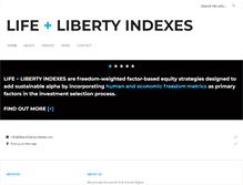 Tablet Screenshot of lifeandlibertyindexes.com